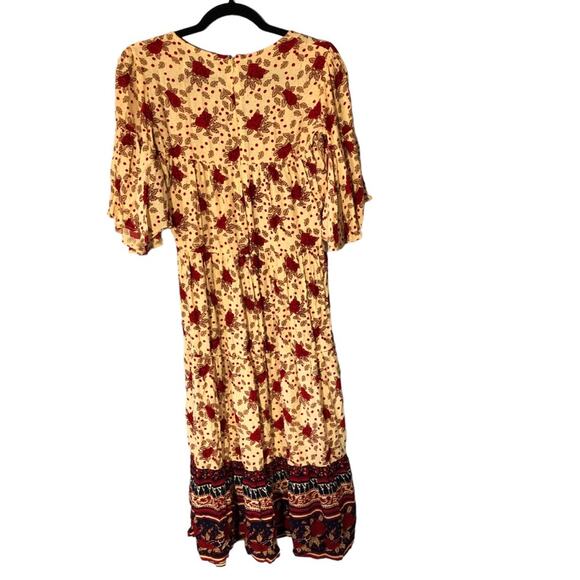 Anthropologie faithful the brand boho floral dress size 4 - Picture 4 of 10